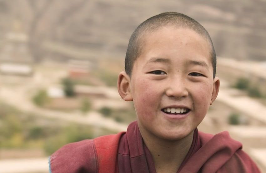 Tibetan boy monk